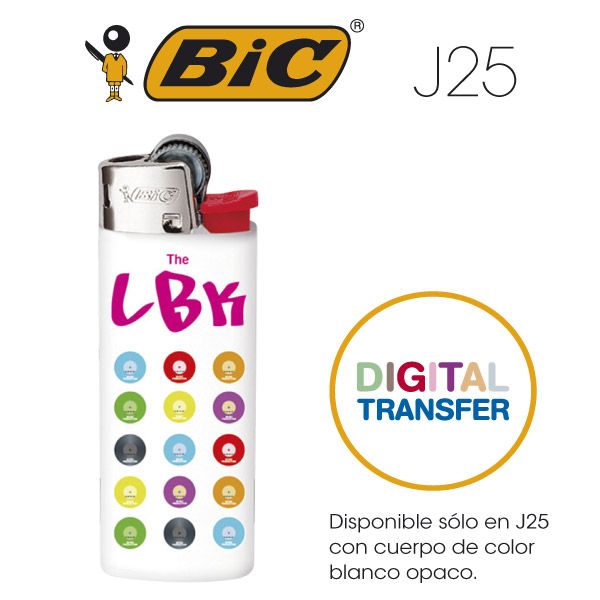 Mecheros BIC Slim J23 personalizados - Laduda Publicidad