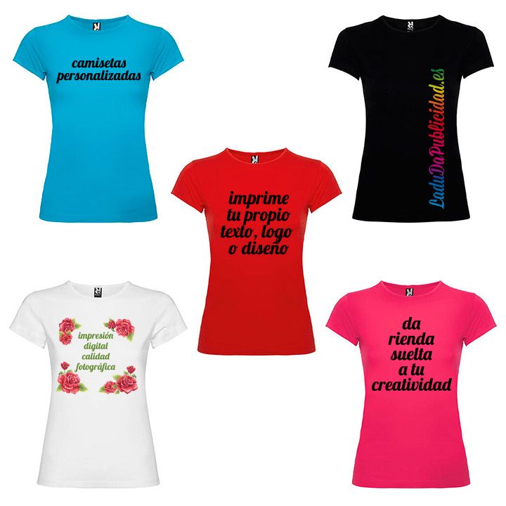 Camisetas Personalizadas Mujer - Personalizar Camisetas Mujer