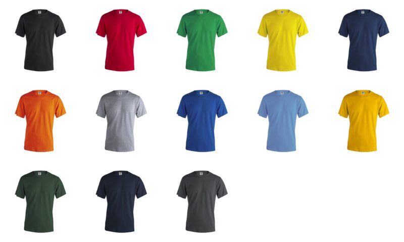 colores Camiseta publicidad color adulto Keya MC150 5857