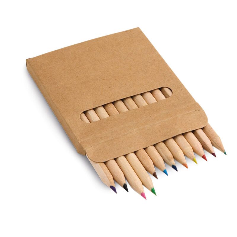 Caja con 12 lápices de color