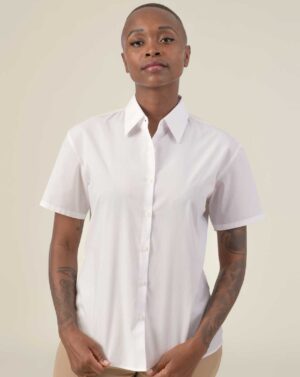 Camisa Popelina  manga corta JHK mujer SHLPOPSS  Laduda Publicidad