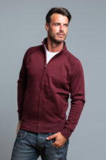Sudadera con cremallera JHK hombre  CVC SWFUZCVC  Laduda Publicidad