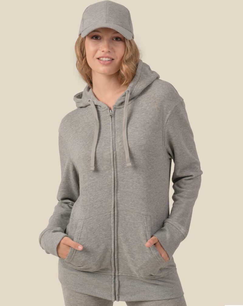Sudadera de mujer capucha cremallera JHK SWULHOOD  Laduda Publicidad