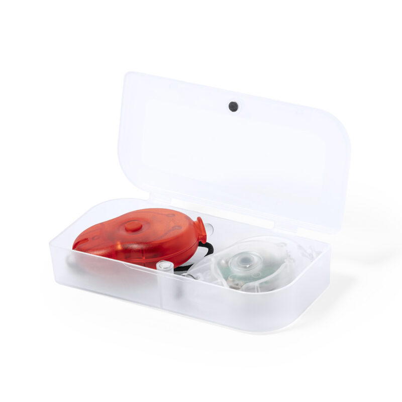 Set Luces Seguridad Bici Bowel Makito 1217 personalizada Laduda Publicidad 1217-000-1