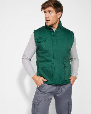 Roly - ALMANZOR 5067_56_1_1 chaleco de trabajo multibolsillos con cuello alto modelo 1