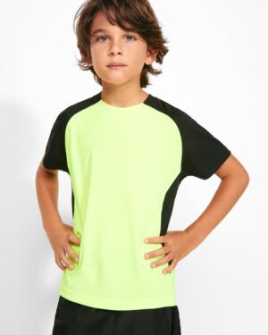 Roly - BUGATTI kids CA6399-KIDS camiseta técnica infantil transpirable manga ranglán modelo 1