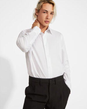 Roly - MOSCU 5506_01_1_1 camisa de manga larga de hombre de tejido stretch modelo 1