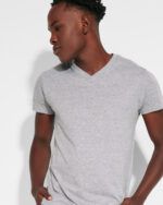 Roly - SAMOYEDO 6503_58_1_4 camiseta para hombre de cuello pico y manga corta modelo 4