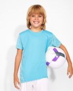 Roly - ZOLDER kids CA6653-KIDS camiseta infantil con tejidos bird´s eye y space dye modelo 1